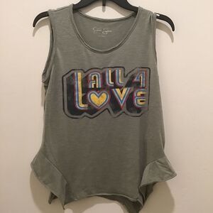Jessica Simpson all for love tank, small, EUC